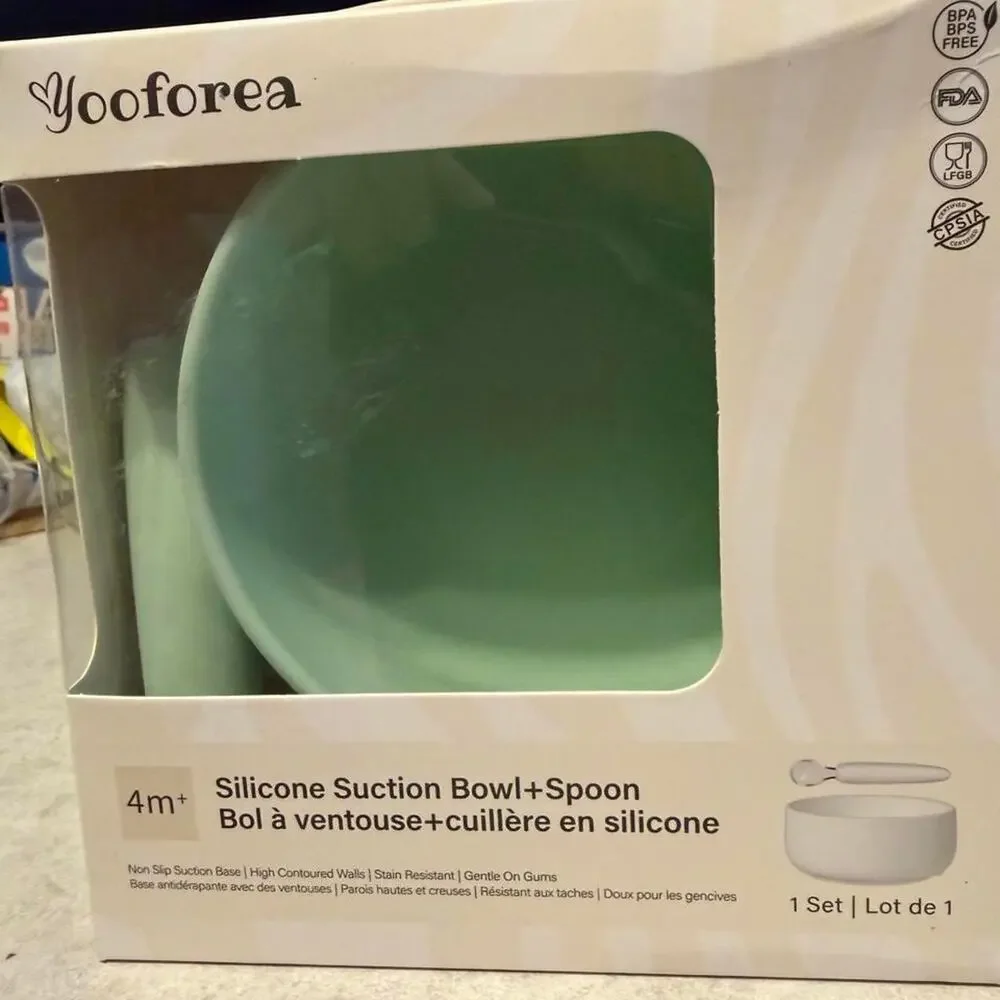 Yooforea silicone suction bowl